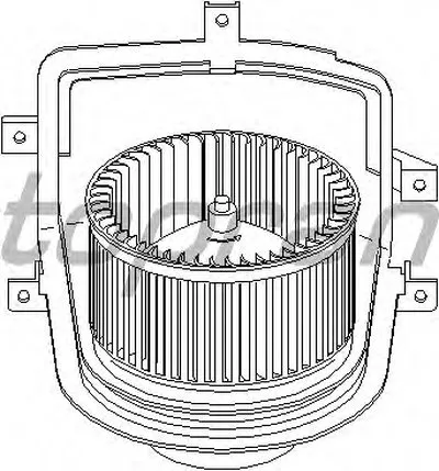 Электродвигатель, вентиляция салона TOPRAN купить