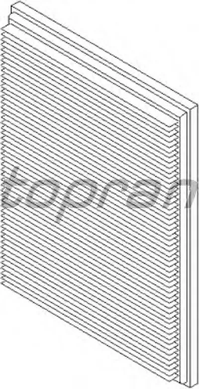 Воздушный фильтр TOPRAN купить