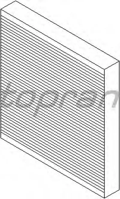 Фильтр, воздух во внутренном пространстве TOPRAN купить
