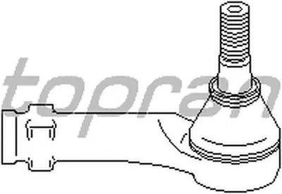 Наконечник поперечной рулевой тяги TOPRAN купить