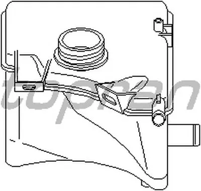 Компенсационный бак, охлаждающая жидкость TOPRAN купить