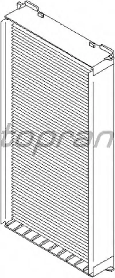 Фильтр, воздух во внутренном пространстве TOPRAN купить