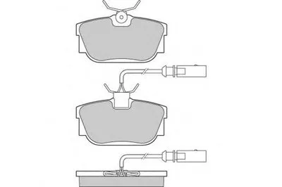 Комплект тормозных колодок, дисковый тормоз E.T.F. купить