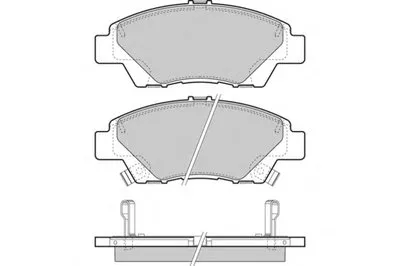 Комплект тормозных колодок, дисковый тормоз E.T.F. купить