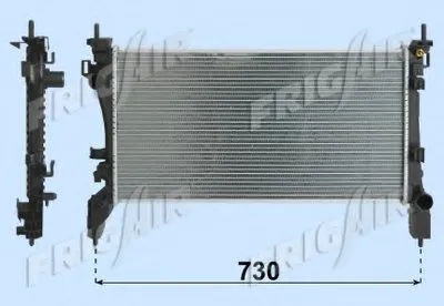 Радиатор, охлаждение двигателя FRIGAIR купить