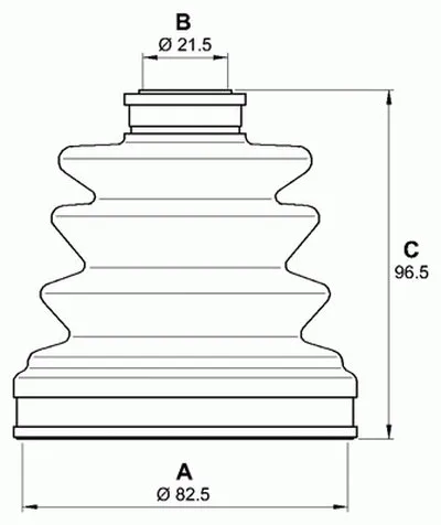 Комплект пылника, приводной вал SPIN OPEN PARTS купить