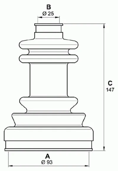 Комплект пылника, приводной вал SPIN OPEN PARTS купить