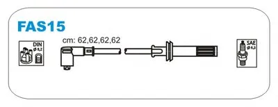 Комплект проводов зажигания JANMOR купить