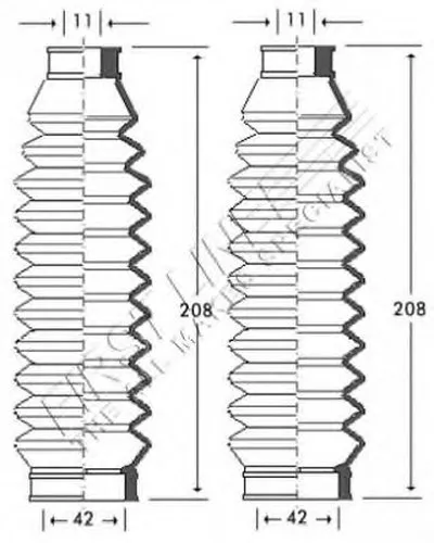 Пыльник, рулевое управление FIRST LINE купить