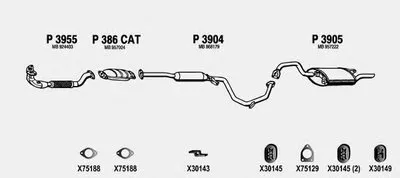 Система выпуска ОГ FENNO купить