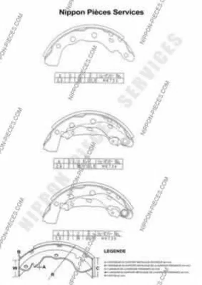 Комплект тормозных колодок NPS купить
