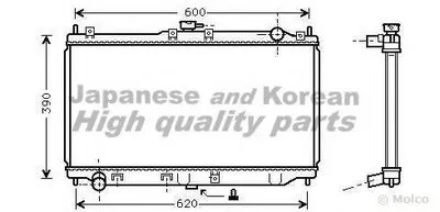 Радиатор, охлаждение двигателя ASHUKI купить
