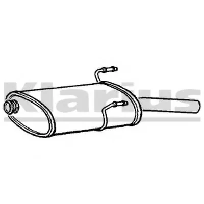 Глушитель выхлопных газов конечный KLARIUS купить