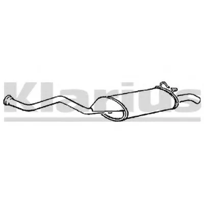 Глушитель выхлопных газов конечный KLARIUS купить