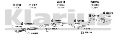 Система выпуска ОГ KLARIUS купить
