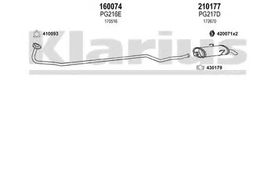 Система выпуска ОГ KLARIUS купить