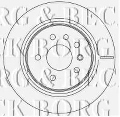 Тормозной диск BORG & BECK купить