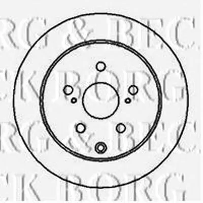 Тормозной диск BORG & BECK купить