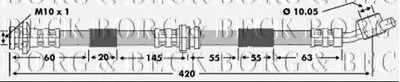 Тормозной шланг BORG & BECK купить