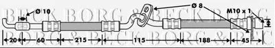 Тормозной шланг BORG & BECK купить