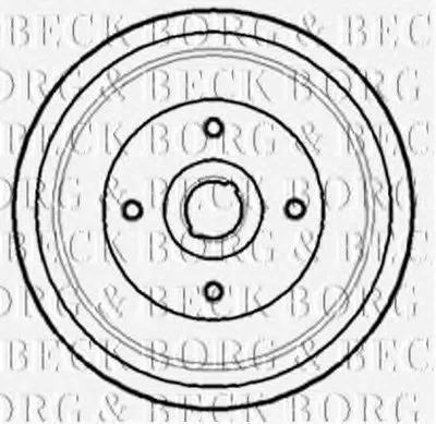 Тормозной барабан BORG & BECK купить