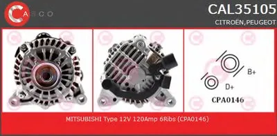 Генератор GENUINE SERIES CASCO купить