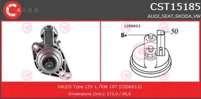 Стартер GENUINE SERIES CASCO купить
