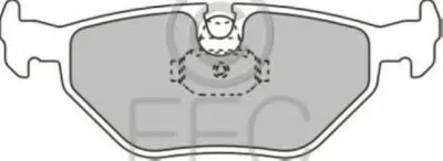 Комплект тормозных колодок, дисковый тормоз EEC купить