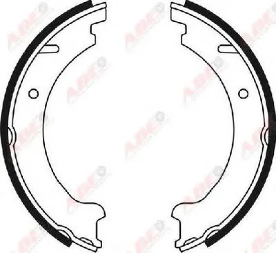 Комплект тормозных колодок, стояночная тормозная система ABE купить