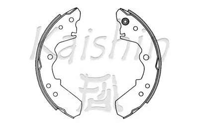 Комплект тормозных колодок KAISHIN купить