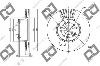 Тормозной диск DJ PARTS купить