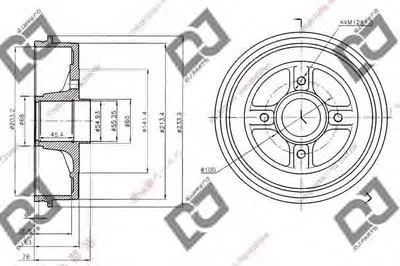 Тормозной барабан DJ PARTS купить
