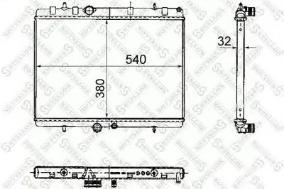 Радиатор, охлаждение двигателя STELLOX купить