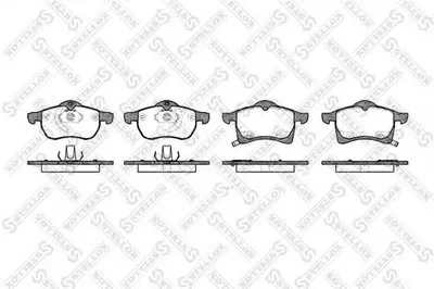 Комплект тормозных колодок, дисковый тормоз STELLOX купить