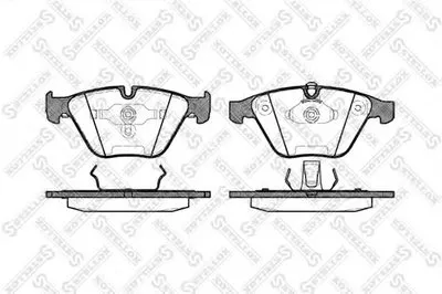 Комплект тормозных колодок, дисковый тормоз STELLOX купить