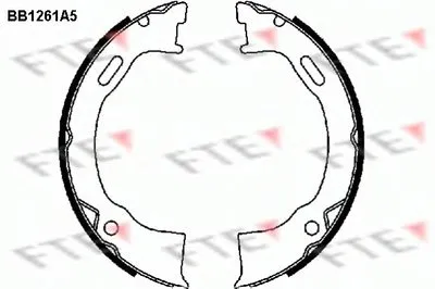 Комплект тормозных колодок, стояночная тормозная система FTE купить