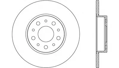 Тормозной диск ADAPTIVE OPEN PARTS купить