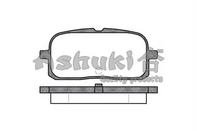 Комплект тормозных колодок, дисковый тормоз ASHUKI купить