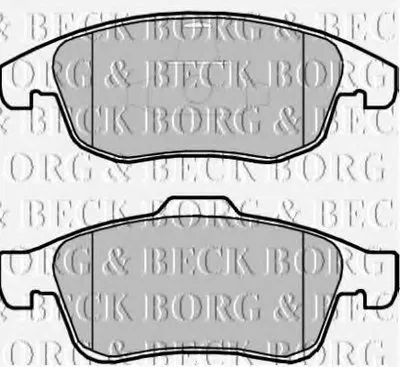 Комплект тормозных колодок, дисковый тормоз BORG & BECK купить