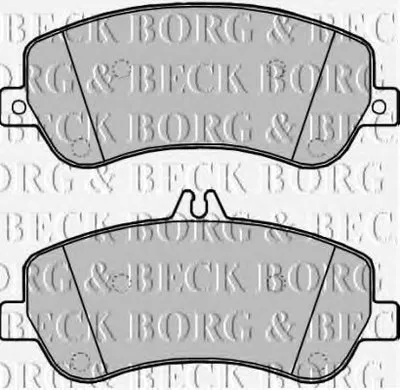 Комплект тормозных колодок, дисковый тормоз BORG & BECK купить