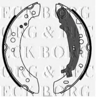 Комплект тормозных колодок BORG & BECK купить