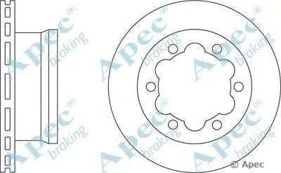 Тормозной диск APEC braking купить