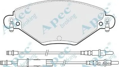 Комплект тормозных колодок, дисковый тормоз APEC braking купить