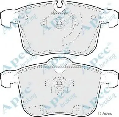 Комплект тормозных колодок, дисковый тормоз APEC braking купить