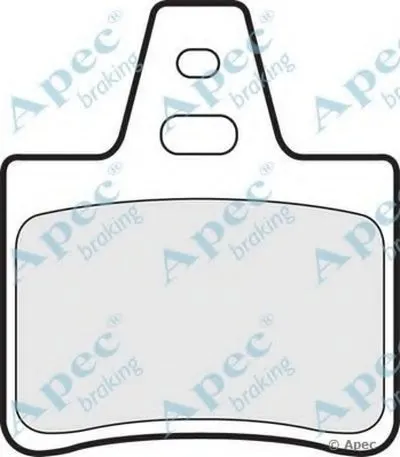 Комплект тормозных колодок, дисковый тормоз APEC braking купить