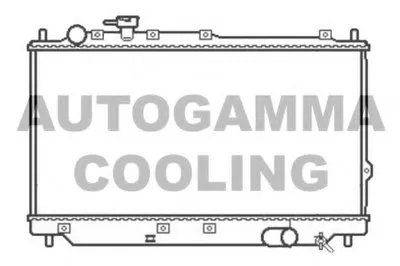 Радиатор, охлаждение двигателя AUTOGAMMA купить
