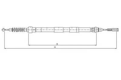 Трос, стояночная тормозная система TEXTAR купить