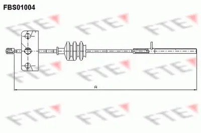 Трос, стояночная тормозная система FTE купить