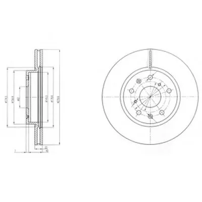 Тормозной диск DELPHI купить
