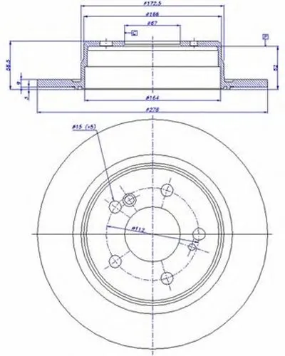 Тормозной диск CAR купить